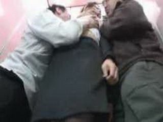 Fucking an Innocent Nippon Girl in the Elevator: A XXX Toy for Your Desire