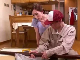 Naughty MILF from Tokyo Gets Fucked by Young Courier in XXX Porn