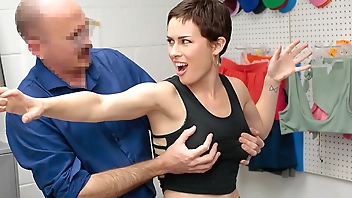 Milf Shoplifter Caught Staling Money from The Safe - Milfthief