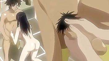 My step Mom Gets into the Shower With Me - Hentai Uncensored