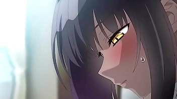 Animation girl with huge tits fucking