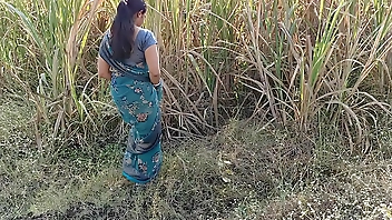 When Komal was urinating in the fields of unknown people, he brought her into the house and fucked her.