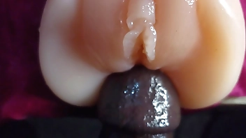 Big Black dick closeup (slow motion) what my stepsister likes