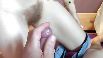 Dick playing, cowgirl and cum denial on my best friends cock 4K