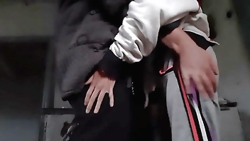 We fuck hot and passionately with clothes on - Girls fly orgasm