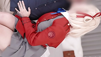 パイパン巨乳制服女子とのトロ甘生ハメ中出しセックス