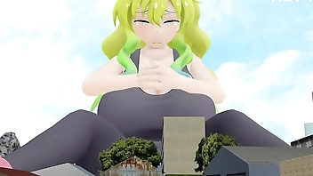 (MMD Giantess) Shouta's Reduction Spell Plan