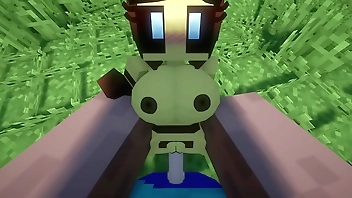 Steve fucks Bia in all poses. Full video review of the mod