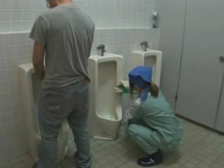 Steamy Toilet Cleaning Session in Tokyo with Nippon XXX Porn Star