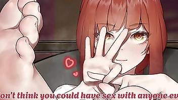 JOI Makima's slave training [Femdom, Slave training, Humiliation, Feet]