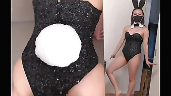 【主観】バニーガールの巨乳コスプレイヤーをお持ち帰り！かわいいお尻に巨根ぶち込んで何度も中イキさせまくる　ハメ撮り　バック　絶頂　喘ぎ声　美少女　素人　カップル　投稿　個人撮影　日本人　えむゆみ