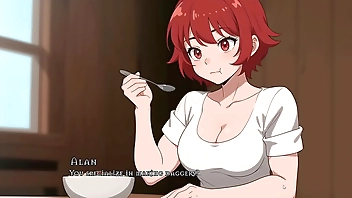 Tomboy Love in Hot Forge [ Hentai Game ] Ep.1 she is masturbating while thinking of you !