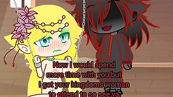 Gacha elfa fode com demonio