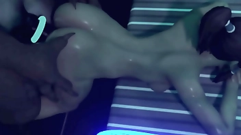 In search of an orgasm, the bitch tries different dicks, which fill her with cum. 3d hentai animation hot sex.