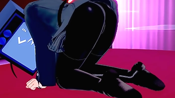 Tv Woman se divierte jugando en el hotel del amor