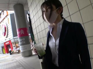 Japanese Amateur Office Lady's XXX Sex with Suit Guy in Tokyo
