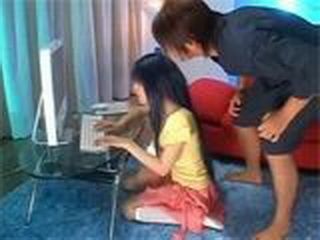 Sneaky Nipslut Caught Watching Nippon Porn