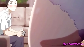 Hentai Story - Blonde Stepsister Seduced Stepbrother When Play A Game [ Uncensored ]