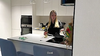 Stepmom fucks her stepson's best friend and gets a vaginal creampie