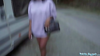 Public Agent She takes the bait and spreads her legs for a big fat cock to fuck her hard and fast