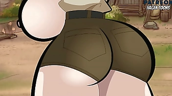 Audrey and the Big Dick Tribe (Made by Hagen Toons) (Full HD)