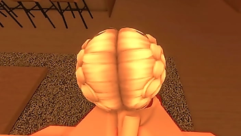 Roblox girl sucking a small cock of his royal boyfriend