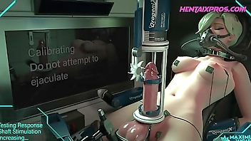 Edging a Futanari to the max for the best Explosive Orgasm - 3D