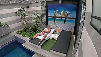 I call the room service girl from the private suite and she gives me a blowjob until I finish in her mouth