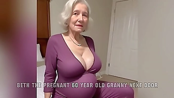 [GRANNY Story] The Pregnant and Horny GILF Next Door