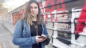 PutaLocura - Torbe seduces horny Latina Ana Bad on the street and fucks her