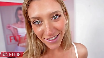 FIT18 - Addison Vodka - I Creampie This Tanned Blonde American Girl