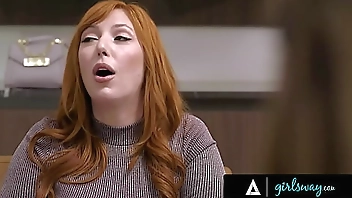 GIRLSWAY - Hot Eliza Ibarra & Lauren Phillips Have Wild Group Sex During SQUIRTERS ANONYMOUS MEETING