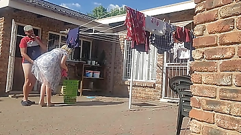 Cuckold Troubled man fucking my wife outdoors