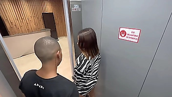 Fucked in the elevator. My neighbour gets horny when he sees me and fucks me in the public lift of the building. OMG I almost got caught and I look like the slut of the condominium!