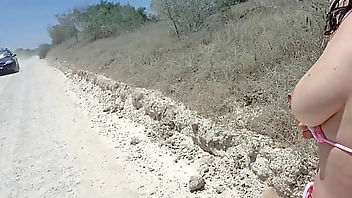 Sexy Latina Squirts With Internal Cumshot Outdoors