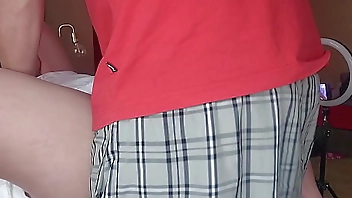 My foster stepmom wanted me to cum in her pussy