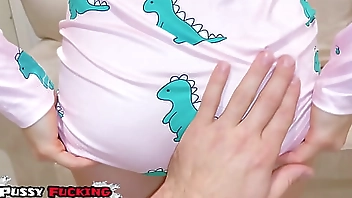 REAL Step Daughter in PAJAMAS getting FUCKED before going to bed - PROMO