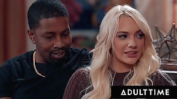 ADULT TIME - Blonde Hotwife Kenna James Has FIRST THREESOME With Her Husband & His BFF! FULL SCENE