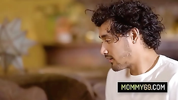 Busty stepmother RayVeness rough sex with stepson