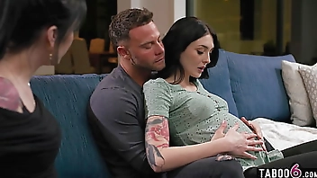 Pregnant couple dealing with unsatisfied cravings inviting a third