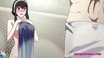 Ex Couple Bathroom Reconciliation Sex in the Shower - UNCENSORED ANIME