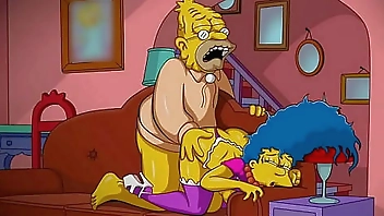 Old Simpson Confused Housewife Marge With A Whore Because Of Revealing Clothes And Fucked In All Her Tight Holes While Her Husband Homer Was At Work / Comic / Visual Novel / Toons / Hentai / Parody