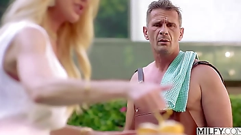 VIXENPLUS Bombshell MILF Brandi cheats on her husband while he listens