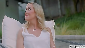 MILFY Hotwife Brandi Seduces Hubby's 2 Young Eager Interns