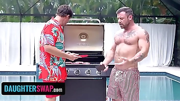 Labor Day BBQ Party Turns Into A Step-Daughter Foursome Orgy Blast - DaughterSwap