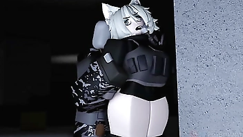 Anti gets RAILED HARD from behind and gets cum in her ass