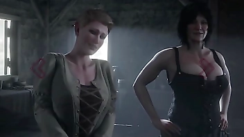 3D Animation Orc fucks Dgirl in anal and cum - Futa on Futa Hentai Sex