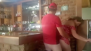 Brunette MILF gets fucked from behind