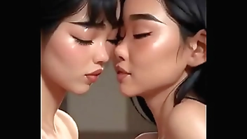 JAPANESE TEEN LESBIANS WITH A HUGE ANAL HOLE LICKING THEIR WET PUSSIES.