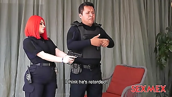 SEXMEX - SEXY AND PERV POLICE GIRL . GISELLE MONTES
